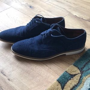 boss blue shoes